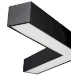 Светильник LED ЭРА Geometria SPO-143-B-40K-056 Igrek 56Вт 4000K 3700Лм IP40 900*80 черный подвесной драйвер внутри