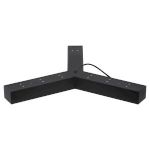 Светильник LED ЭРА Geometria SPO-143-B-40K-056 Igrek 56Вт 4000K 3700Лм IP40 900*80 черный подвесной драйвер внутри