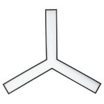 Светильник LED ЭРА Geometria SPO-143-B-40K-056 Igrek 56Вт 4000K 3700Лм IP40 900*80 черный подвесной драйвер внутри