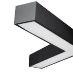 Светильник LED ЭРА Geometria SPO-143-B-40K-056 Igrek 56Вт 4000К 3700Лм IP40 900*900*80 черный подвесной