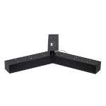 Светильник LED ЭРА Geometria SPO-143-B-40K-056 Igrek 56Вт 4000К 3700Лм IP40 900*900*80 черный подвесной