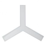 Светильник LED ЭРА Geometria SPO-143-W-40K-056 Igrek 56Вт 4000К 3700Лм IP40 900*900*80 белый подвесной