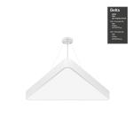 Светильник LED ЭРА Geometria SPO-152-W-40K-048 Delta 48Вт 4000К 3500Лм IP40 800*800*80 белый подвесной