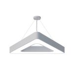 Светильник LED ЭРА Geometria SPO-154-W-40K-042 Delta 42Вт 4000К 2300Лм IP40 800*800*80 белый подвесной