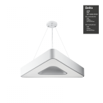 Светильник LED ЭРА Geometria SPO-154-W-40K-042 Delta 42Вт 4000К 2300Лм IP40 800*800*80 белый подвесной