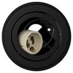 Светильник настенно-потолочный спот ЭРА OL21 BK MR16/GU10, черный, поворотный