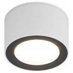 Светильник настенно-потолочный спот ЭРА OL28 WH/BK GX53, черно-белый, IP44