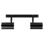 Светильник настенно-потолочный спот ЭРА OL35-2 BK MR16 GU10 IP20 черный хром