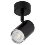 Светильник настенно-потолочный спот ЭРА OL35 BK MR16 GU10 IP20 черный, хром