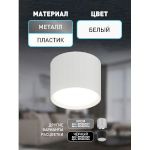 Светильник настенно-потолочный спот ЭРА OL39 WH под GX53 IP20 белый