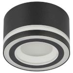 Светильник настенно-потолочный спот ЭРА OL51 BK GX53 IP20 черный