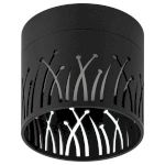 Светильник настенно-потолочный спот ЭРА OL54 BK под лампу GX53 черный IP20