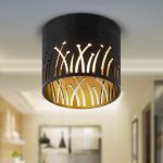 Светильник настенно-потолочный спот ЭРА OL54 BK под лампу GX53 черный IP20