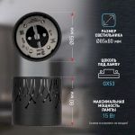 Светильник настенно-потолочный спот ЭРА OL54 BK под лампу GX53 черный IP20