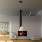 Светильник подвесной (подвес) ЭРА PL 17 BK MR16/GU10, черный, потолочный, цилиндр