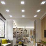 Светильник светодиодный встраиваемый ЭРА LED 12-18-4K квадратный регулируемый 18Вт 4000K