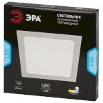 Светильник светодиодный встраиваемый ЭРА LED 18-24-6K квадратный 24Вт 6500К