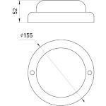Светильник ЖКХ светодиодный ЭРА SPB-201-3-40K-012 12Вт 4000K 1140Лм IP65 с ИК датчиком движения
