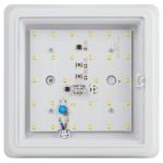 Светильник ЖКХ светодиодный ЭРА SPB-302-2-4K-15 IP40 15Вт 1200Лм 4000К 190х190х33 акустический датчик квадрат накладной