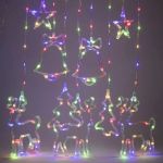 Светодиодная новогодняя гирлянда ЭРА ЕGNIG - NY занавес Новый Год 2,4*1,1 м 8 режимов мультиколор 171 LED