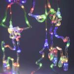 Светодиодная новогодняя гирлянда ЭРА ЕGNIG - NY занавес Новый Год 2,4*1,1 м 8 режимов мультиколор 171 LED