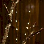 Светодиодная новогодняя гирлянда ЭРА ENIN-2000G Нить теплый свет 200 м 2000 microled IP44 220В