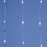 Светодиодная новогодняя гирлянда ЭРА ENIN-200WD занавес водопад холодный белый 3*2 м 200 LED IP20
