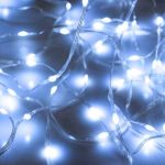 Светодиодная новогодняя гирлянда ЭРА ENIN-200WD занавес водопад холодный белый 3*2 м 200 LED IP20