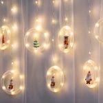 Светодиодная новогодняя гирлянда ЭРА ENING-MG занавес Волшебство теплый свет 2,7*0,5 м 120 led IP20