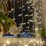 Светодиодная новогодняя гирлянда ЭРА ENOZ-2B Занавес уличная 2 м*2 м желтая 96 LED