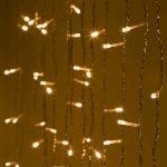 Светодиодная новогодняя гирлянда Intro Holiday INZL-01Z занавес 3*3 м теплый белый 300 led 220в