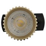 Трековый светильник однофазный ЭРА TR40-GU10 MG под лампу MR16 матовое золото
