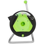 Удлинитель силовой ЭРА GREEN LINE GAZ-2x1-40m Greenline на катушке пластик 1 розетка без заземления 40м ПВС 2x1мм2