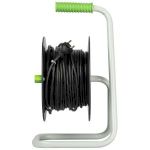 Удлинитель силовой ЭРА GREEN LINE KAT-2x1.5-40m Greenline на катушке пластик 4 розетки без заземления 40м ПВС 2x1.5мм2