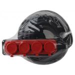 Удлинитель силовой ЭРА UK-4e-3x1,5-40m-IP44(KG) с заземлением 4 розетки каучук 40м КГ 3х1,5мм2 IP44