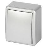 Выключатель ЭРА Эксперт 11-1201-03 IP20 ОУ 10АХ-250В алюминий