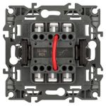 Выключатель ЭРА Серия 12 12-1104-16 двойной, 10АХ-250В, титан