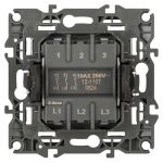 Выключатель ЭРА Серия 12 12-1107-01М тройной, 10АХ-250В, белый матовый