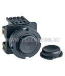 Выключатель кнопочный КЕ 031/2 черный     1з+1р