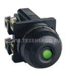 Выключатель кнопочный КЕ 082/3 зеленый   2з+2р