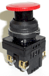 Выключатель кнопочный КЕ 191/1 красный   2з