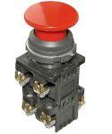 Выключатель кнопочный КЕ 192/3 красный  2з+2р