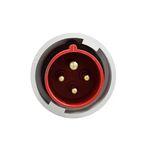 Вилка 0142 переносная  3P+PE        16А  380В  IP67