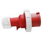 Вилка 0142 переносная  3P+PE        16А  380В  IP67