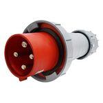 Вилка 0442 переносная  3P+PE       125А  380В  IP67