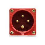 Вилка 524 стац.3Р+РЕ          32А   380В IP44