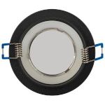 Встраиваемый светильник декоративный ЭРА DK107 BK MR16 GU5.3 черный