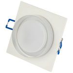 Встраиваемый светильник декоративный ЭРА DK108 WH MR16 GU5.3 белый