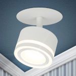 Встраиваемый светильник под лампу GX53 ЭРА DK114 WH белый