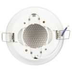 Встраиваемый светильник под лампу GX53 ЭРА KL111 WH/BK белый/черный матовый